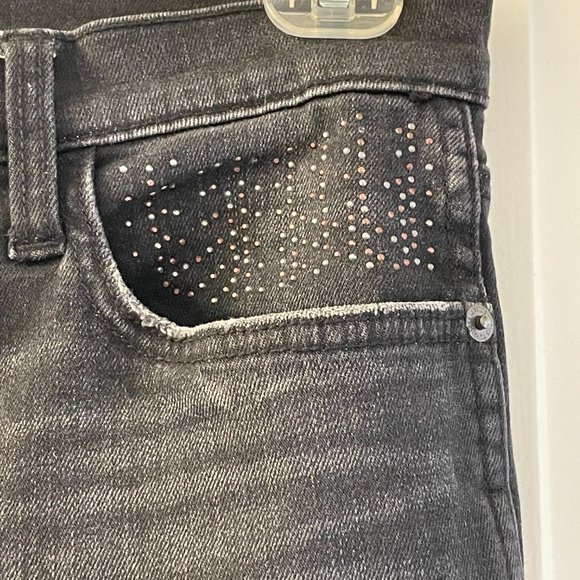 Current/Elliott Womens Black Distressed Skinny Jeans Size 27 - Picture 3 of 7